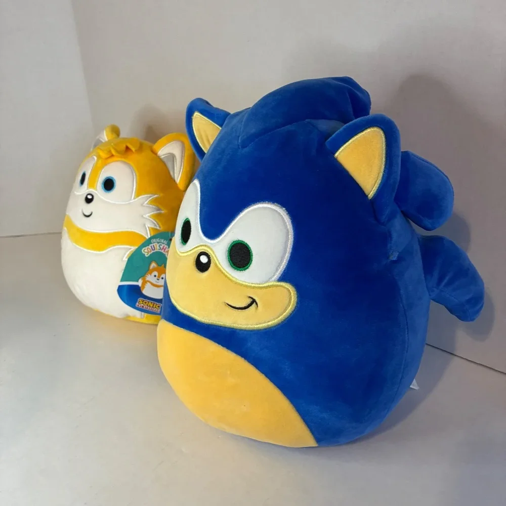 Squishmallows Sonic the Hedgehog and Tails Plush Set 10